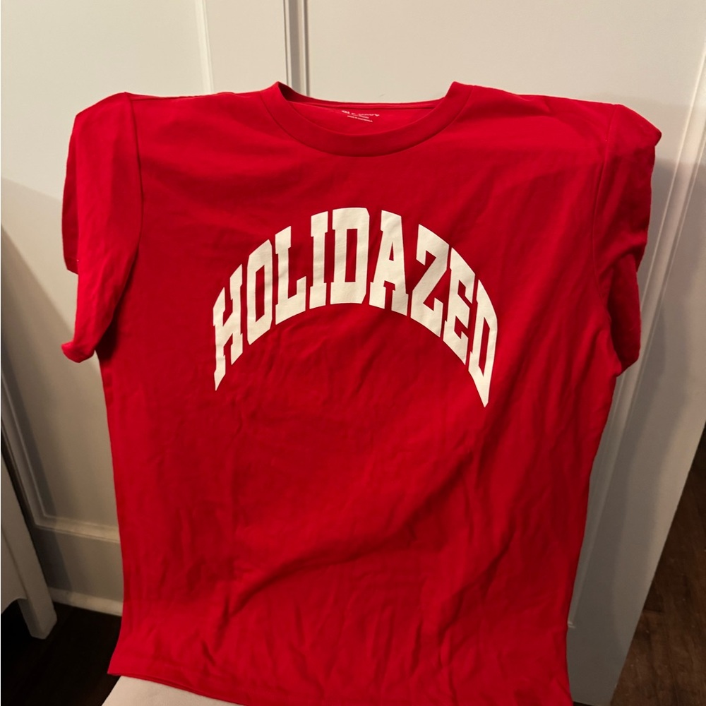Red 'Holidazed' Holiday T-Shirt